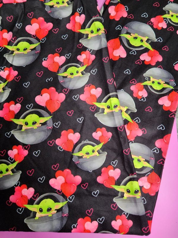 *Charlie s Project Baby Yoda Heart  Leggings Discount