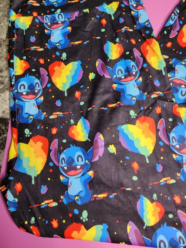 *Charlie s Project Disney Stitch Heart Pride Legging Hot on Sale