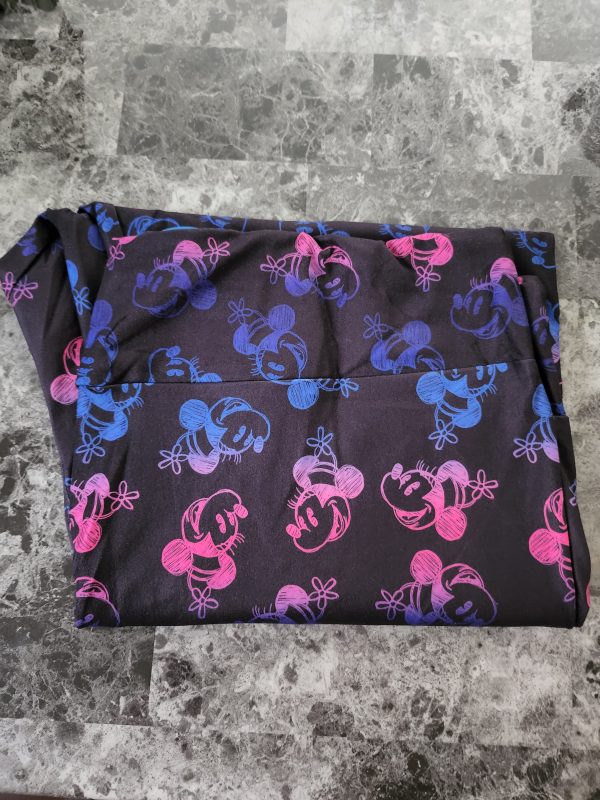 *Charlies Project Disney Minnie Mouse Ombre Capri Legging Hot on Sale