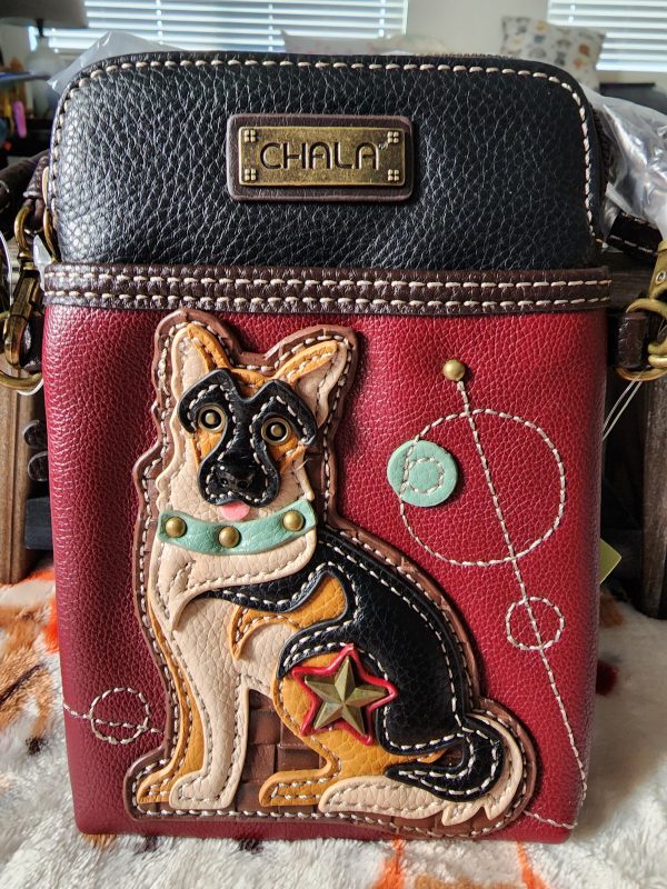 Chala German Sheppard Crossbody bag For Sale